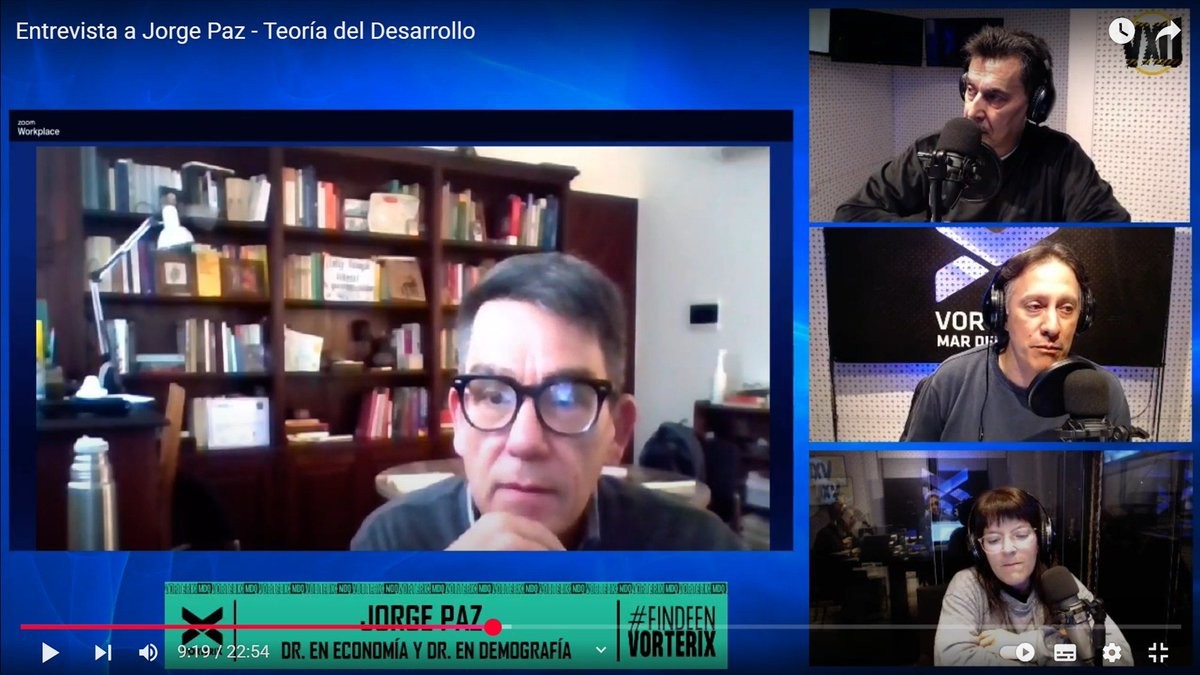 IELDE - UNSa (@ielde_unsa) on Twitter photo 📢 #ElIeldeEnLosMedios
👉 Mirá la entrevista a Jorge Paz en <a href="/VorterixMDP/">Vorterix MardelPlata</a> presentando su nuevo libro Teoría del desarrollo publicado por <a href="/EdEudeba/">Eudeba Editorial</a>
youtube.com/watch?v=ta_EZn… 📢 #ElIeldeEnLosMedios
👉 Mirá la entrevista a Jorge Paz en <a href="/VorterixMDP/">Vorterix MardelPlata</a> presentando su nuevo libro Teoría del desarrollo publicado por <a href="/EdEudeba/">Eudeba Editorial</a>
youtube.com/watch?v=ta_EZn…