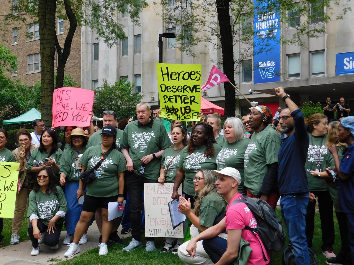*BREAKING*

Major win for CUPE 2816: SickKids Hospital to join HOOPP pension plan!

A three-year pressure campaign by CUPE 2816 has pushed the hospital to join the Healthcare of Ontario Pension Plan (HOOPP), allowing workers to retire with dignity.