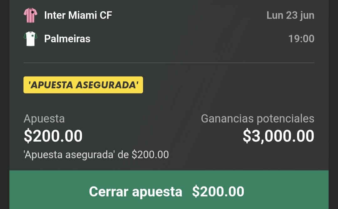 GolazoPick's tweet image. "Apuesta asegurada" para el Palmeiras vs Inter de Miami
Quien la quiere?? 👀♥️♥️♥️♥️♥️