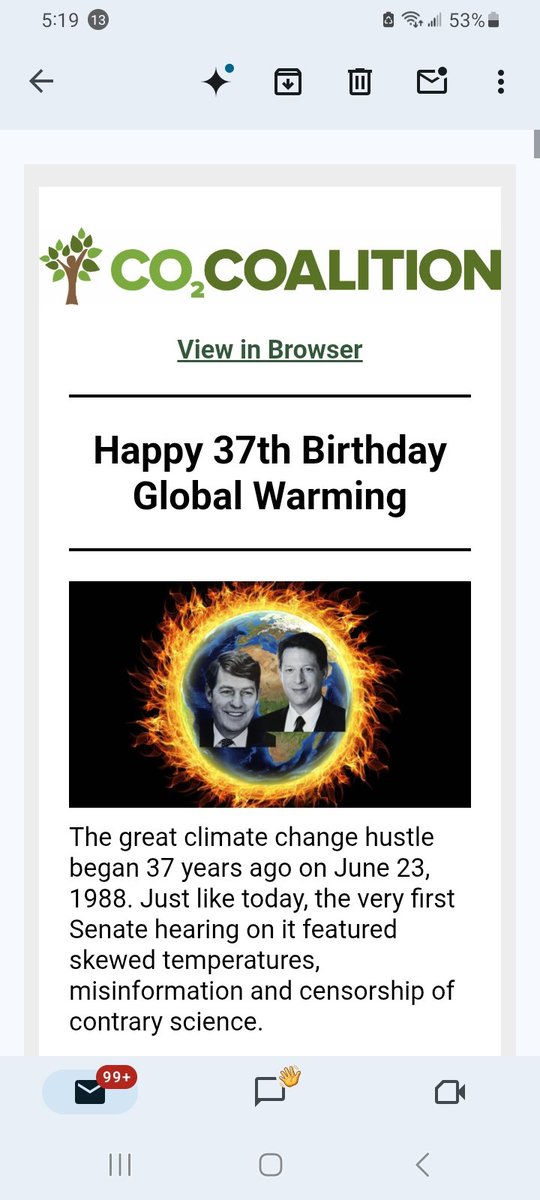 Happy Birthday Global Warming Hoax!