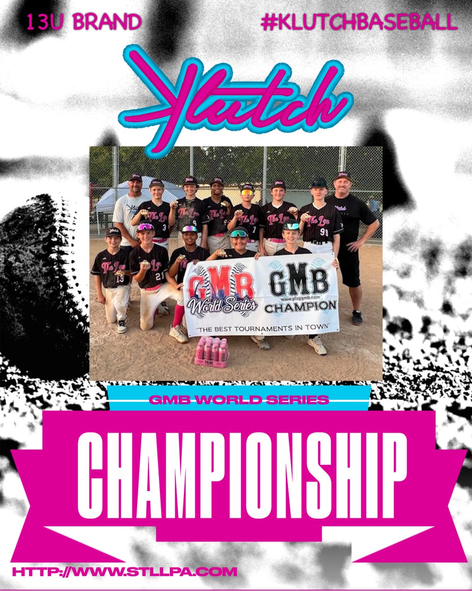stllpa's tweet image. 13U Brand took the GMB World Series Championship this past weekend!