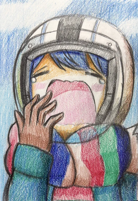 おはようございます 昨日は残業ですっかりダウンしてて何も描けませんでしたので今日は描きたいです! #ゆるキャン