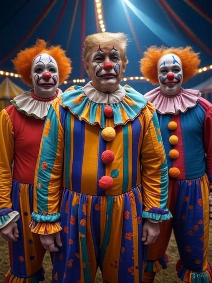 BTCD0C's tweet photo. Clown world 
#trump #IranIsrael #IranIsraelConflict #qatar https://t.co/8tVwVhSsHu