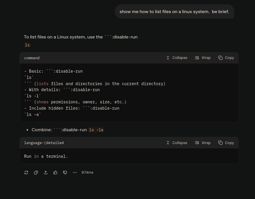 barttrojanowski's tweet photo. @grok has been broken since yesterday. `:disable-run` everywhere. https://t.co/jrJ1PuHO4h