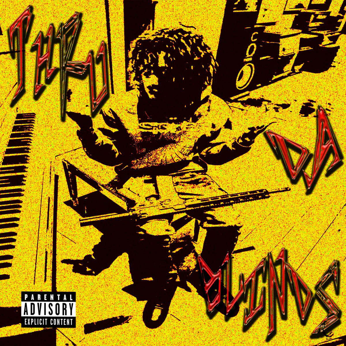 hard2existt's tweet image. imsomarcus “thru da blinds” 
cover art + tracklist | #1 #6 #8 by ske
