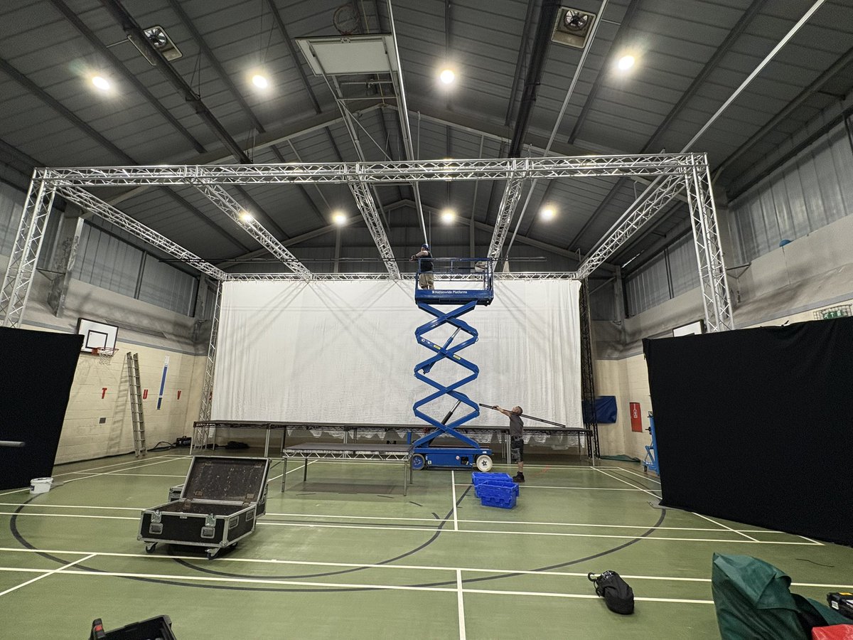 Porthcawl Comp (@compporthcawl) on Twitter photo 9 days until opening night and the sports hall is being transformed into a theatre. It is going to be fantastic! Get your tickets here: 
eventbrite.com/cc/joseph-and-… 9 days until opening night and the sports hall is being transformed into a theatre. It is going to be fantastic! Get your tickets here: 
eventbrite.com/cc/joseph-and-…