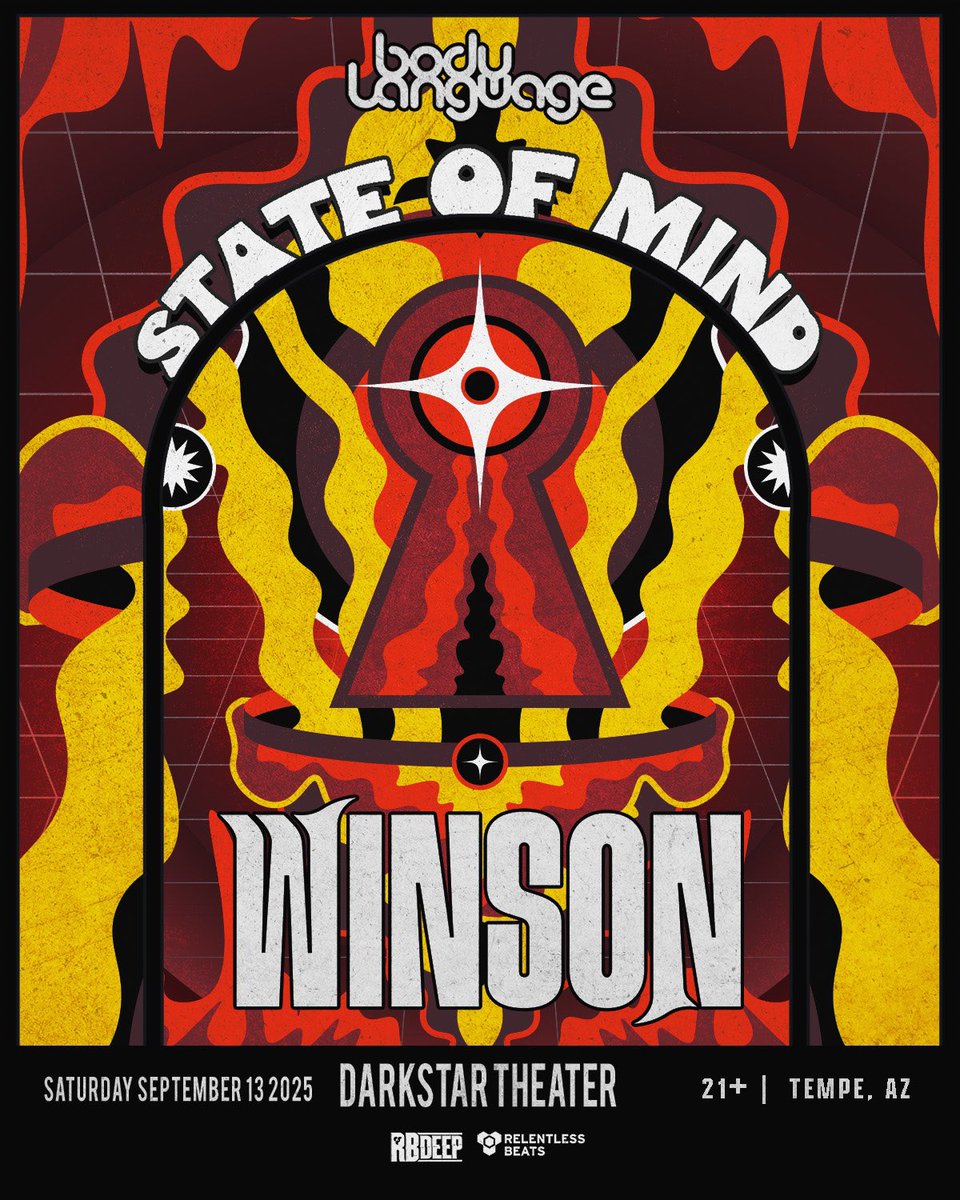 #JustAnnounced: Winson lands at Darkstar on September 13 for a night of hypnotic grooves and underground heat 🌌🔥

One room. One vibe. All night.
Tickets on sale now → tixr.com/e/149007
#Winson #Darkstar #RelentlessBeats