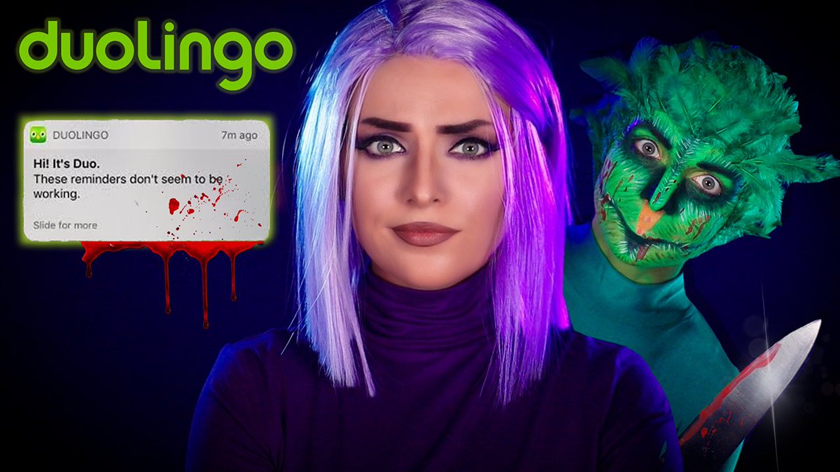 Duolingo ASMR | Lily Is Calling - It's Time To Do Your Lesson....Or ELSE
youtu.be/yEJLbIgHEpg

<a href="/duolingo/">Duolingo</a> hope you like my cringe