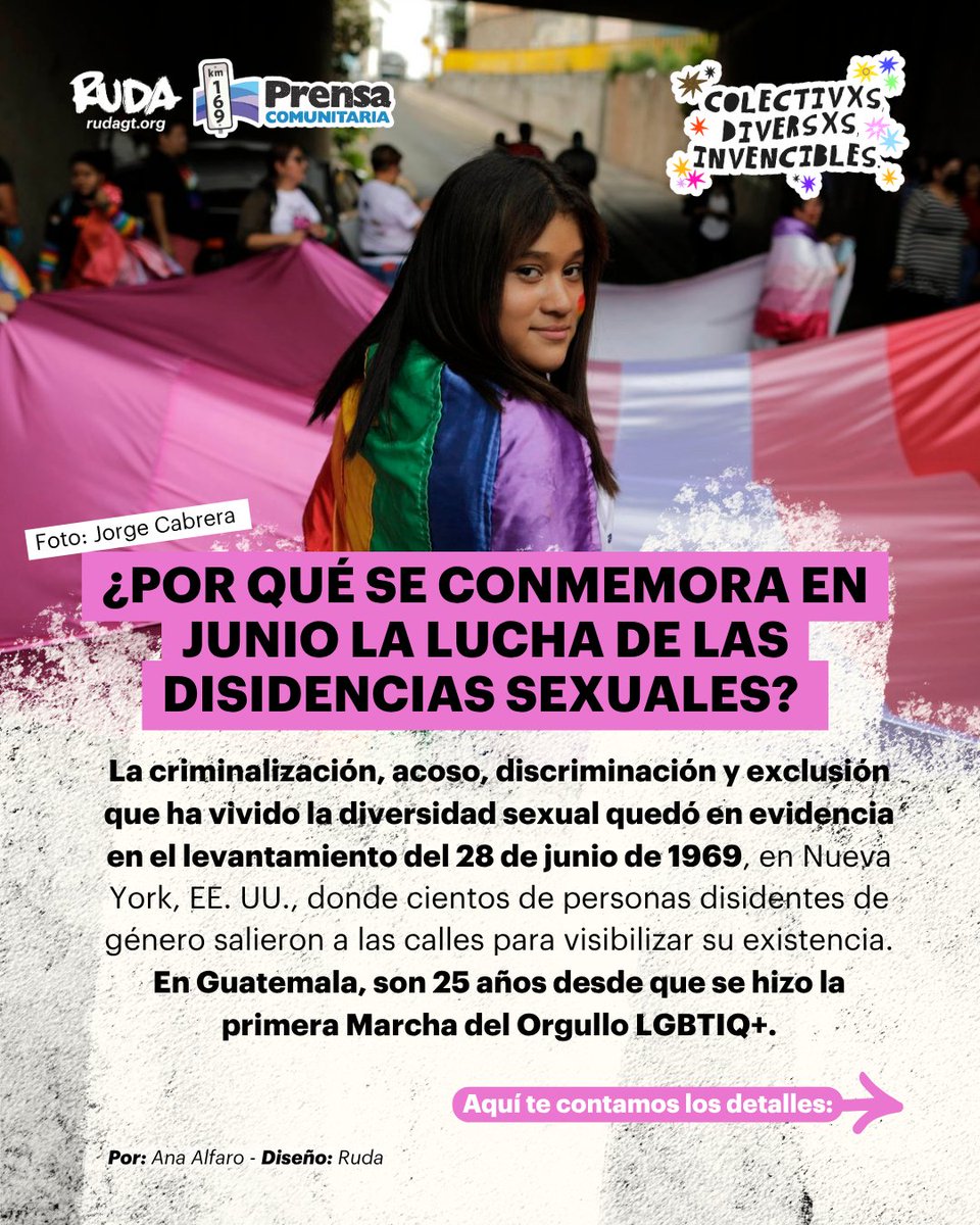 🌈✊🏽La lucha y resistencia ante el odio y la discriminación ha tenido un antes y después con la fecha del Orgullo LGBTIQ+ que se conmemora cada 28 de junio. Entérate de los detalles en el  🧵#Orgullo2025 🏳️‍🌈#Pride