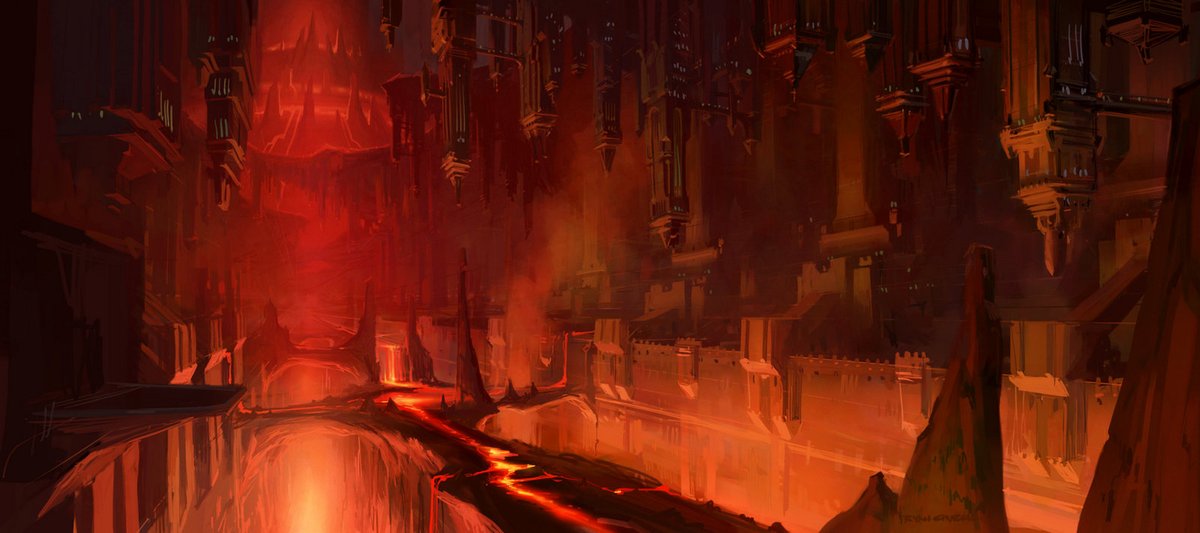 conceptartsw's tweet image. Star Wars: Revenge of the Sith concept art by Ryan Church
