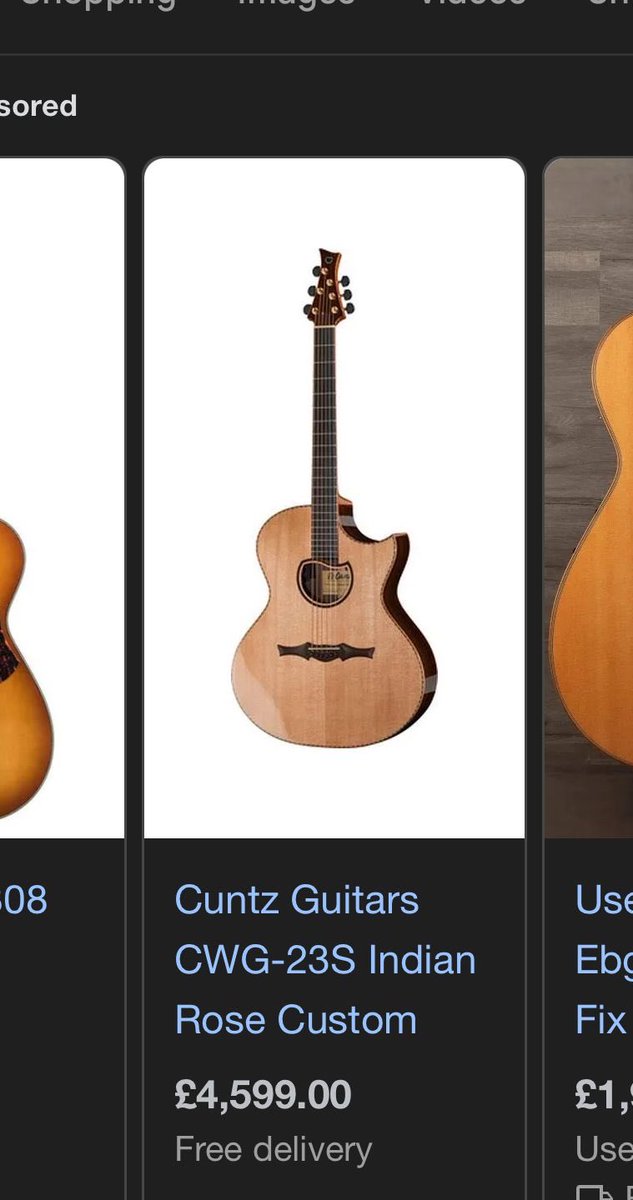 djbduncan's tweet image. Looking at guitars on the internet. Here’s a brand I hadn’t heard of before.
