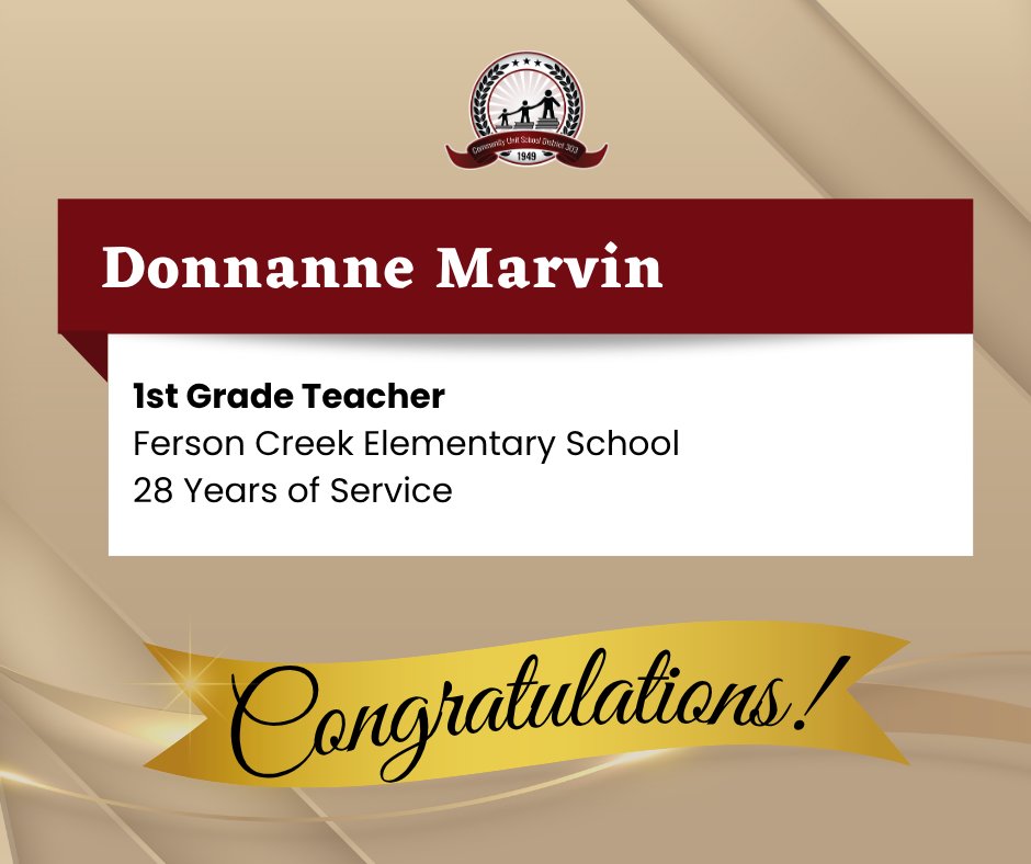 Congratulations to all of our D303 retirees!🎉
Best wishes for your retirement!😄 
#HappyRetirement #D303Retiree #D303Belong