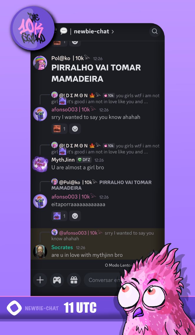 the10kSquad's tweet image. Day 165 of The 10k Squad taking over Monad&apos;s newbie chat. Special shout-out to: @RBPolako

Today we played a jigsaw puzzle made of @bro_maxo&apos;s new art! It was so cool!

Every day, at 11:00 UTC and 18:00 UTC we will be in #newbie-chat of @monad_xyz discord to welcome Monad…