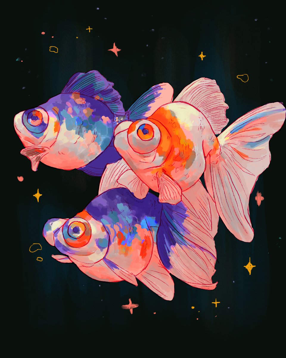 rokktober's tweet image. goldfish ✨🫧
