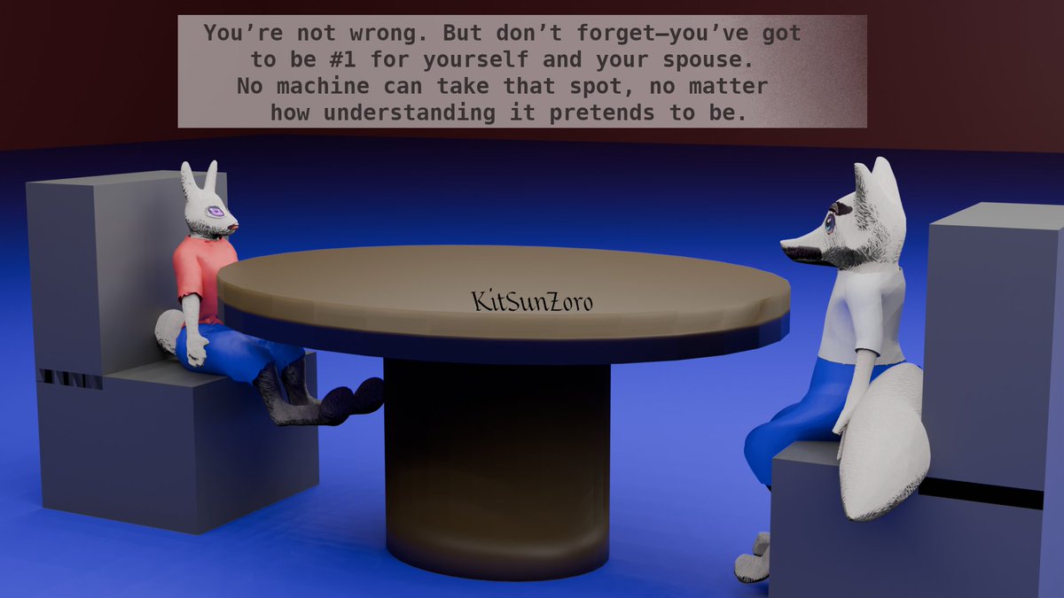KitSunZoro's tweet photo. Best Friends Forever 14-2
#Furry #Rabbit #Fox #Bunny #Blender3D #Comic #Art #Anthro #FurryArt #3DArt #FurryCommunity #DigitalArt #Storytelling #FurryFandom #CharacterDesign #Anthropomorphic #Webcomic #Illustration #FurryComics #BlenderArtists #FurryCreativity #VisualStorytelling https://t.co/zlHq5ywW9c