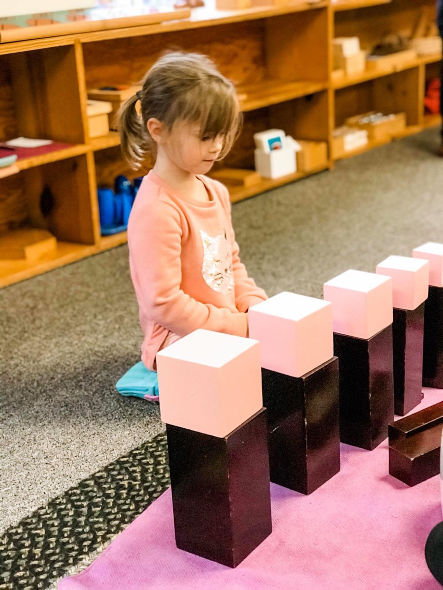 It’s #NationalPinkDay—the perfect opportunity to celebrate one of the most popular and powerful #Montessori materials: the iconic Pink Tower! 🩷