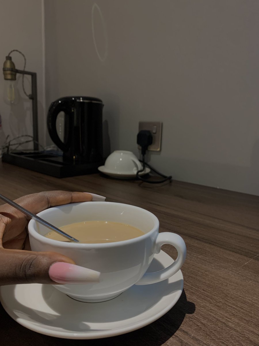 Drinking tea for the weather 😑