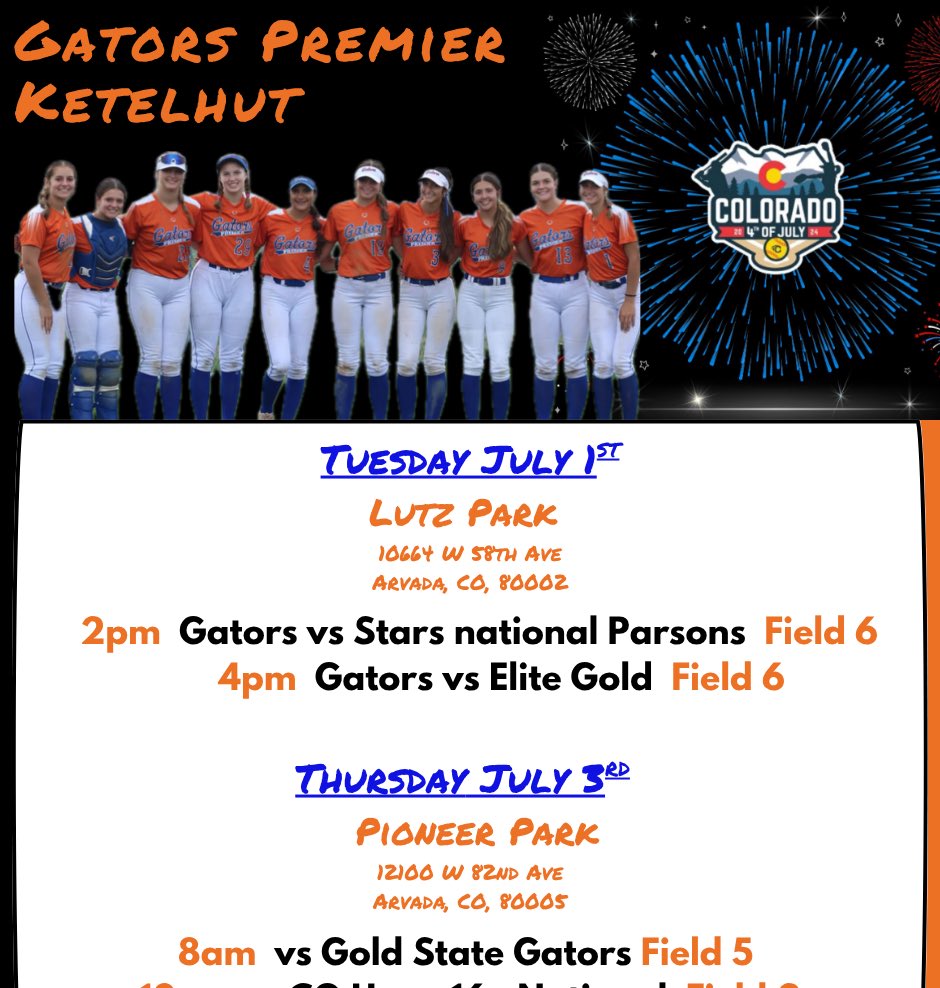 What a weekend! First weekend with the squad back together from high school ball and they played their ❤️ out! 8 games in less than 36 hours in 95+ degrees and they gave it their all! Next up Colorado! Make sure you stop by and check them out for yourself!