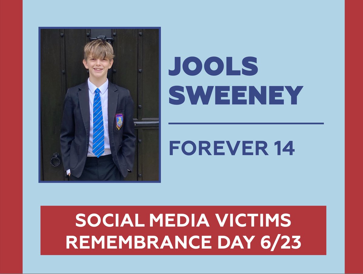 ellen_roome's tweet image. Today was Social Media Victims Remembrance Day on Capitol Hill. @heatinitiative created with immense care lawn signs honouring each of the 245 beloved children we are remembering.
We miss each of these children lost to social media. This was Joolsโ card #joolslaw