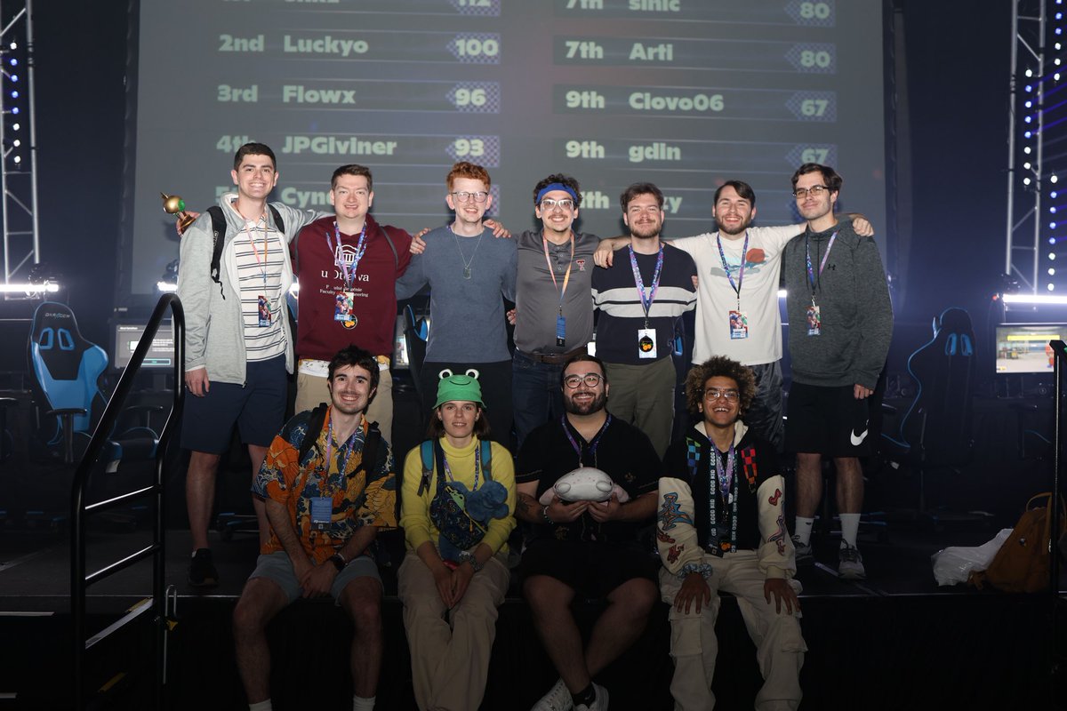 ty_mk8d's tweet image. Encore would’ve turned 5 years old last week, so I wanted to commemorate that milestone by sharing our last three Momocon team appearances 🩵💜