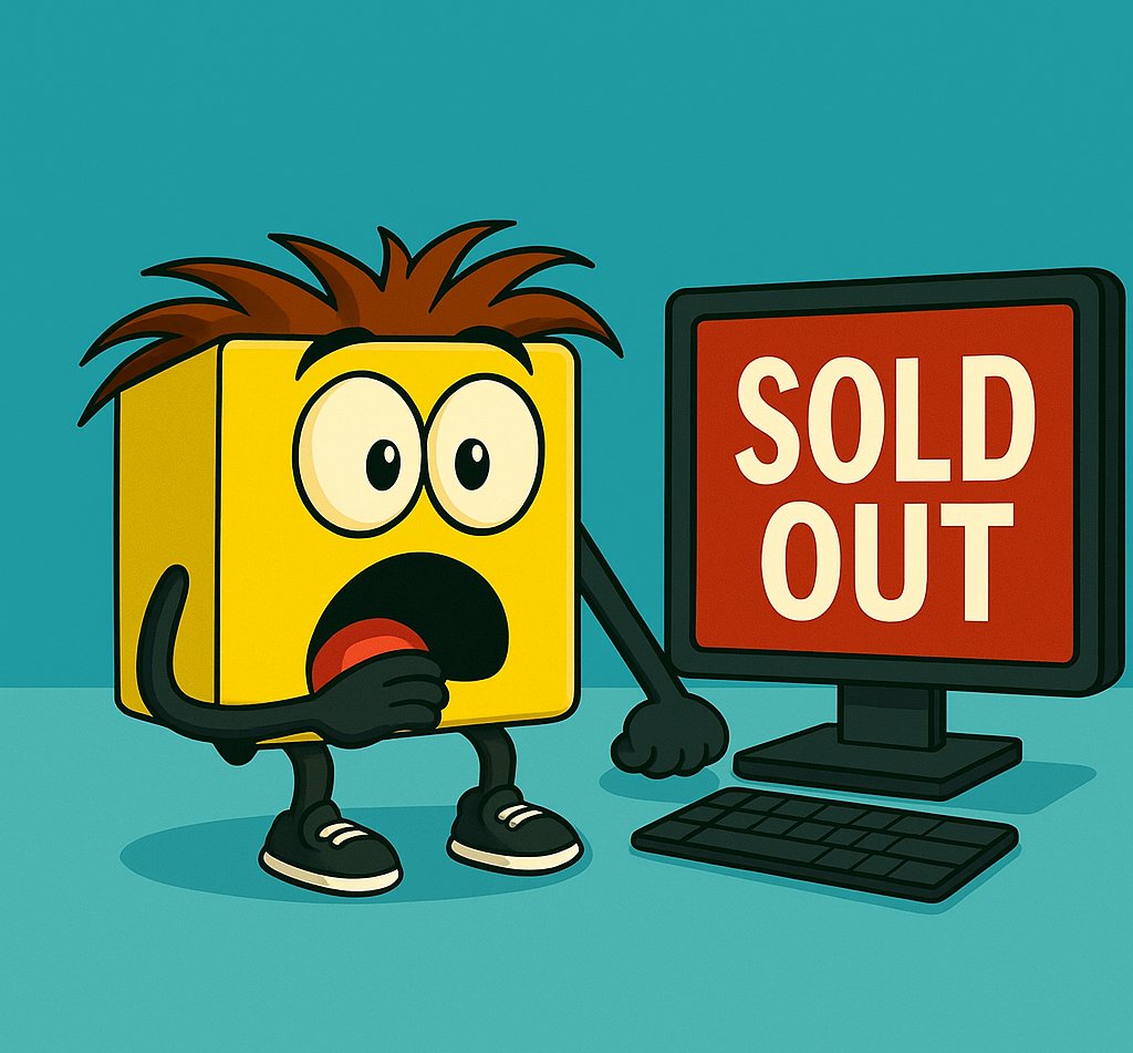 🚨 CrazyCube SOLD OUT!
Our cubes are gone faster than lightning ⚡
Thank you to everyone who minted!
The game is starting very soon...
Not long to wait now.
#CrazyCube