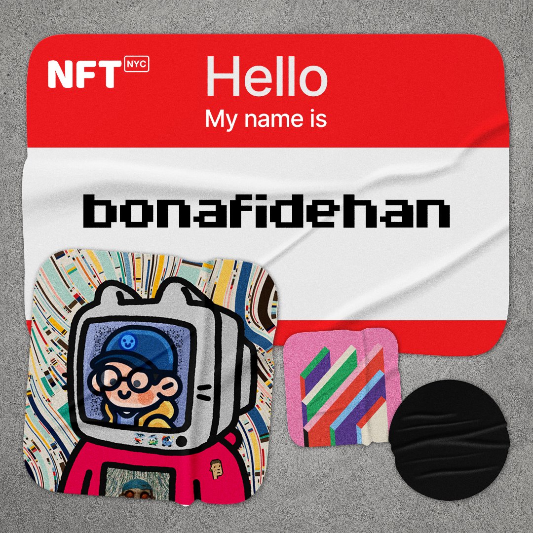 bonafidehan ⚫ (@bonafidehan) on Twitter photo friends i hope to see you all in nyc this week
for those at the main event, swing by my fireside chat w nft nyc co-founder jodee <a href="/WingDude/">Jodee Rich</a>. luma details below! friends i hope to see you all in nyc this week
for those at the main event, swing by my fireside chat w nft nyc co-founder jodee <a href="/WingDude/">Jodee Rich</a>. luma details below!