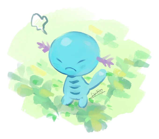 ウパー ポケモンスナップの実況見てたら 怒りながら草むらから駆け出してきて可愛かった