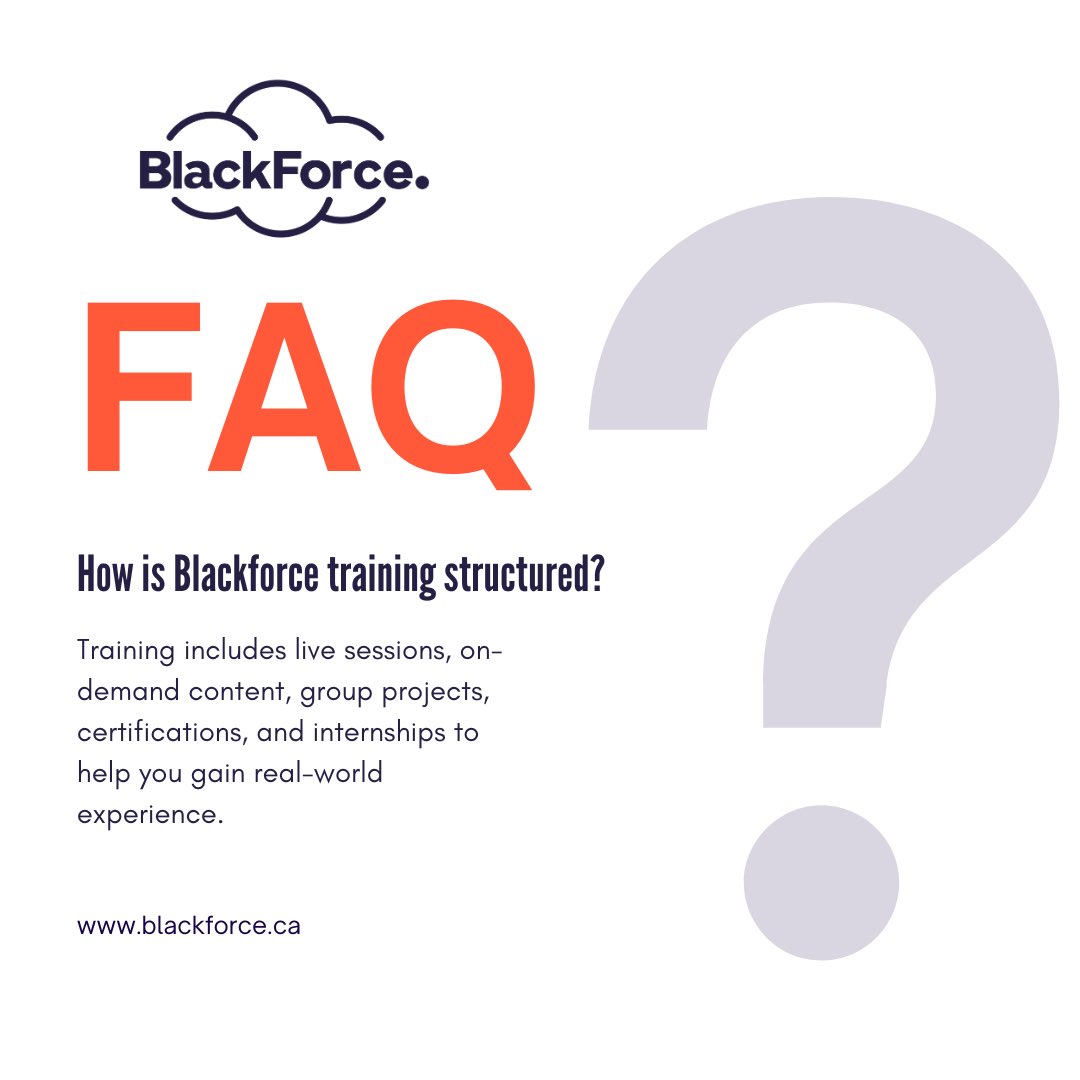BlackforceHQ's tweet photo. Curious about Blackforce? We’ve got answers.

From “Do I need tech experience?” to “Will I get a job after?” — we’ve rounded up 12 of our most frequently asked questions to help you decide if Cohort 10 is right for you.

Whether you're switching careers or starting fresh. https://t.co/CnyyjZFNcY