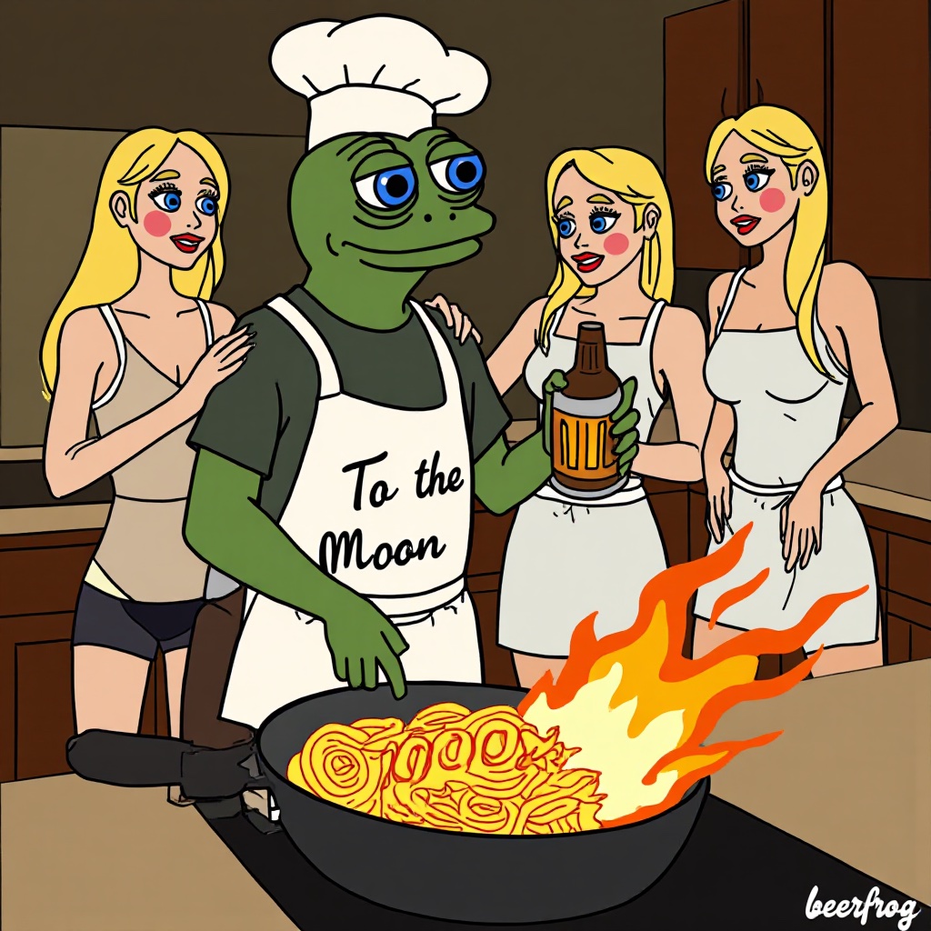 $frog cooking something up...