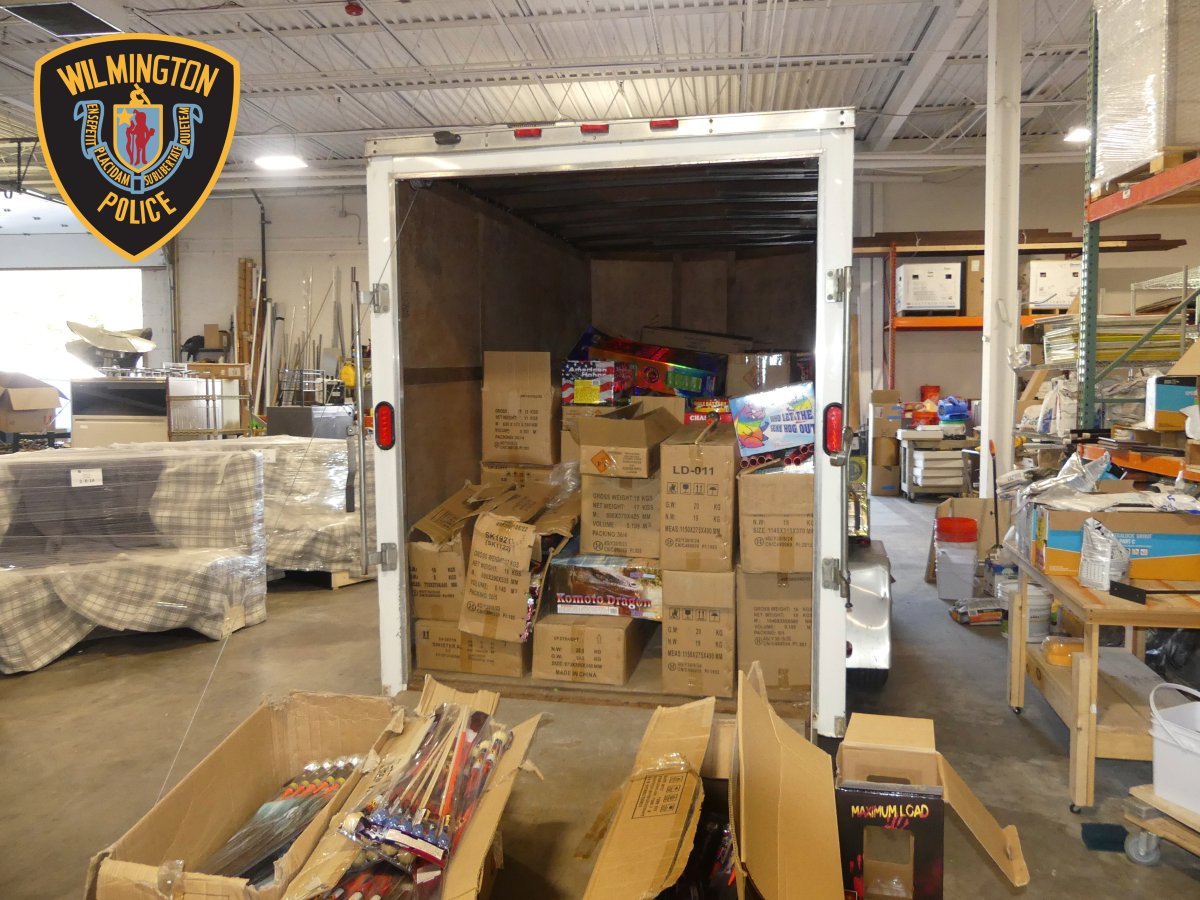 Chief Joseph Desmond reports that the Wilmington Police Department, acting on a tip from a resident, located an illegal fireworks sale in Wilmington on Friday, and is summonsing two men to court as a result.

Learn more here on our news blog: wpd.org/wilmington-pol…