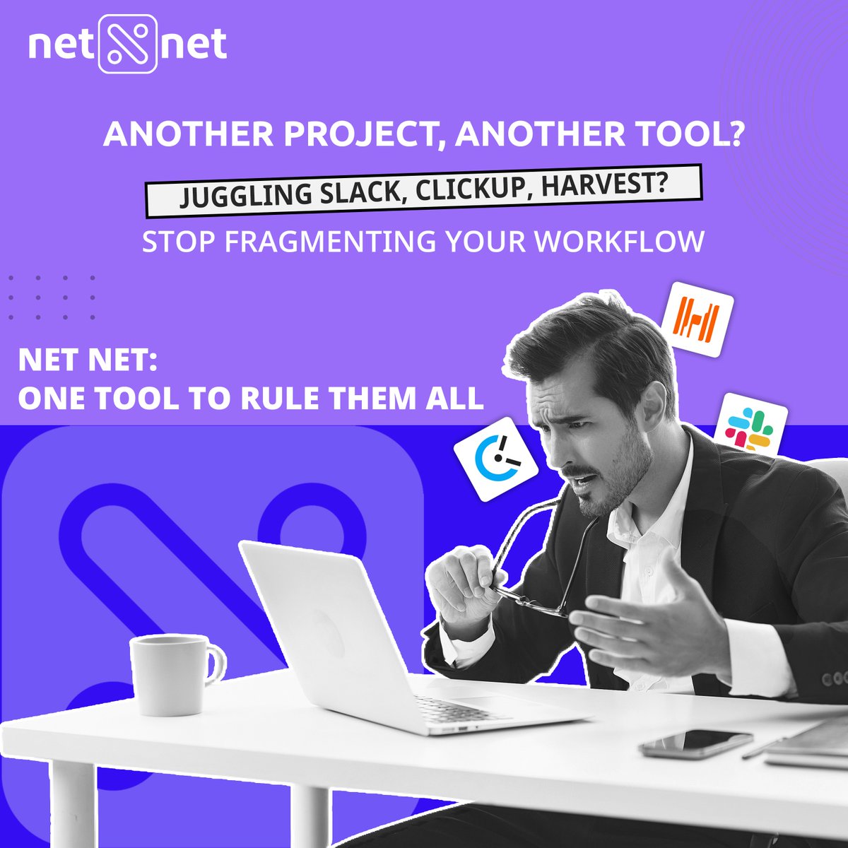 HelloNetNet's tweet image. Using 3 tools to finish 1 project? Net Net replaces Slack, ClickUp &amp;amp; Harvest in one clean platform. Fewer logins. More doing.

hellonetnet.com/schedule-a-dem…

#ToolOverload #WorkSmarter #OnePlatformToRuleThemAll #NetNet
