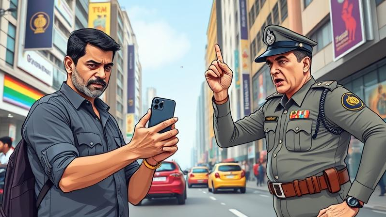 Should he have put the phone down?