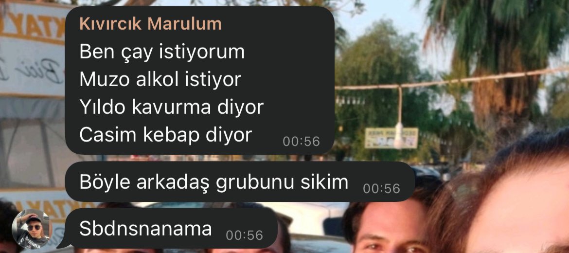 Lise agalarımla hep bir fikirli oluruz xd