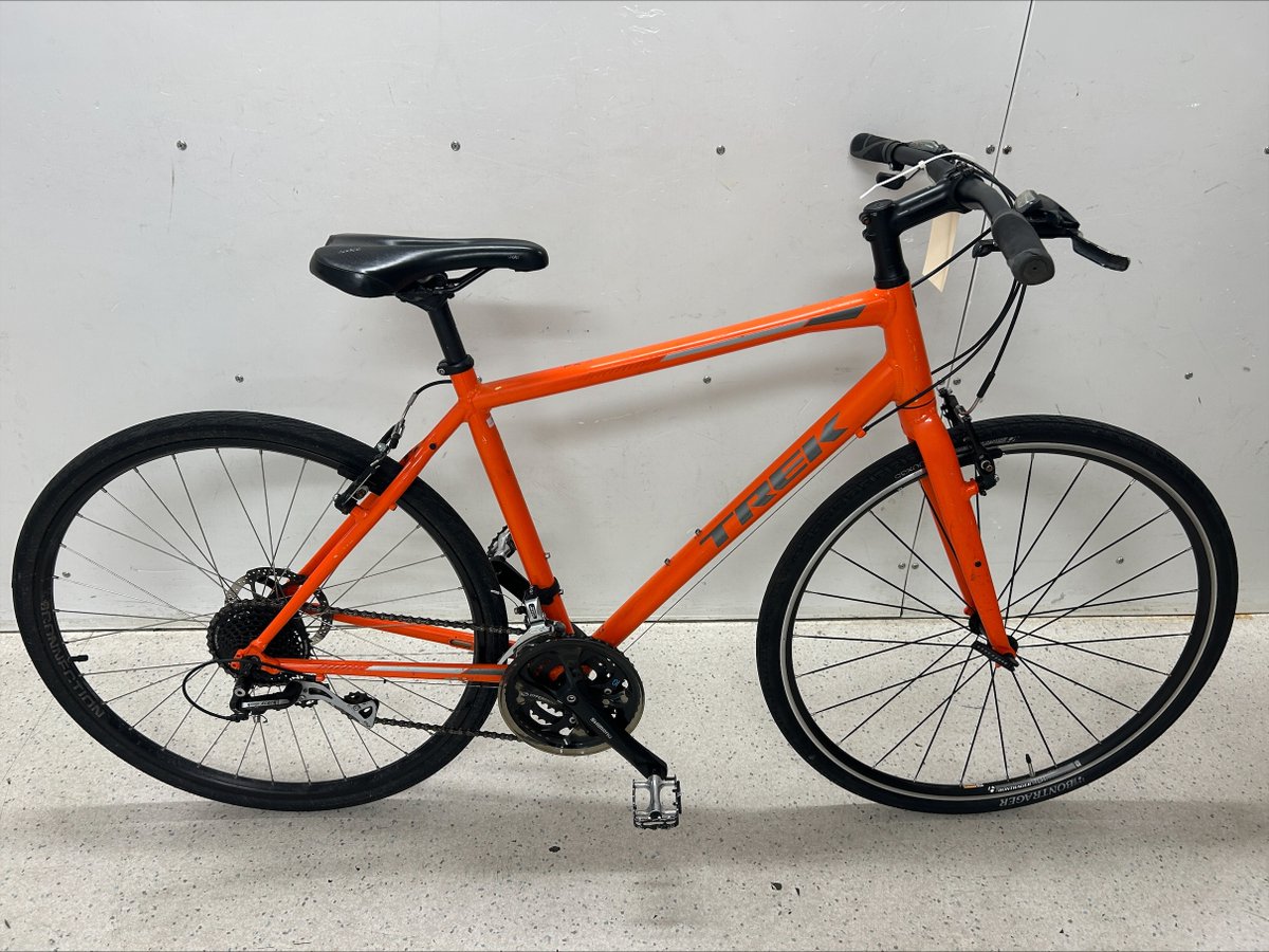 vicpdcanada's tweet photo. Do you recognize this orange Trek bike? It was found near the 600-block of Princess Avenue on June 19. If this bike belongs to you, please call the E-Comm Report Desk at 250-995-7654 ext. 1 and reference file #25-22922. https://t.co/kf3atJkLSp