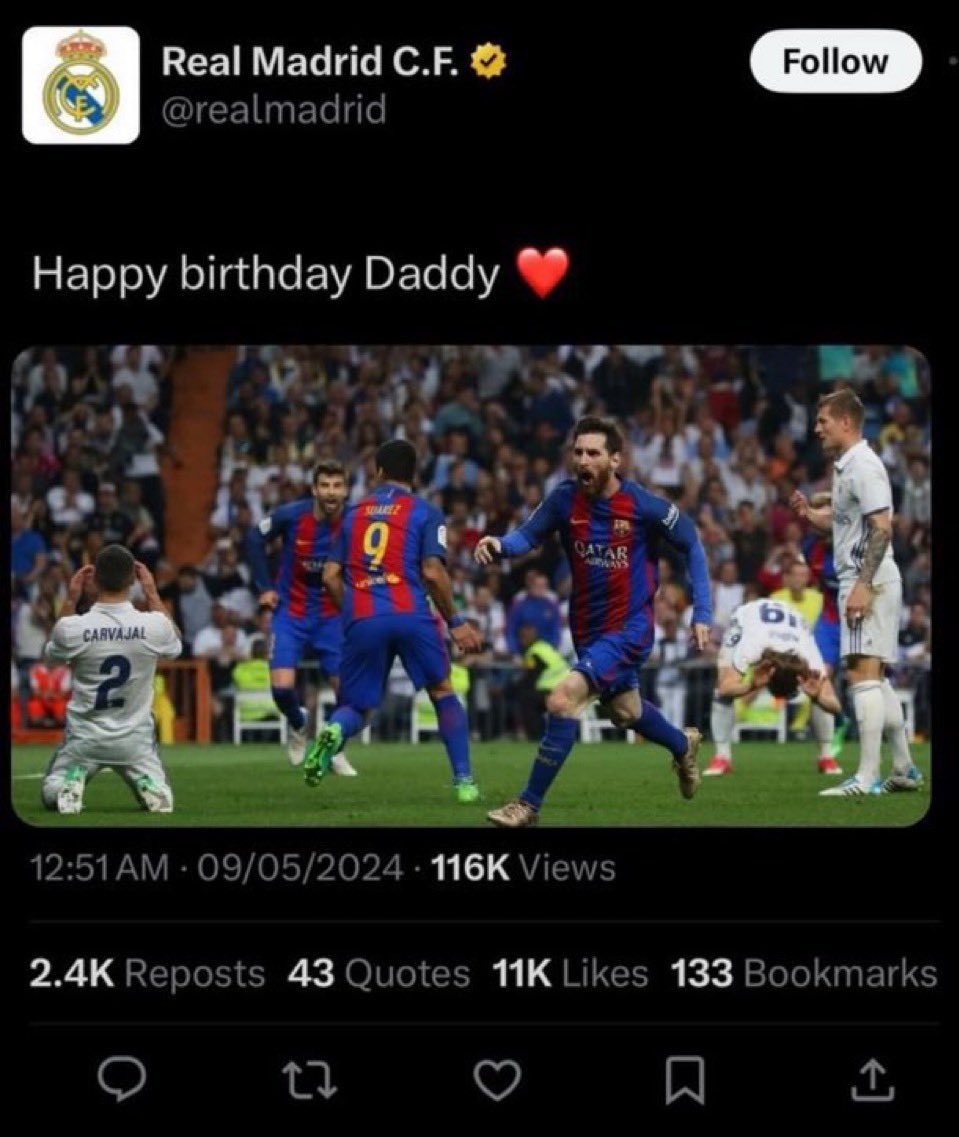 abugo0d's tweet photo. لفتة جميلة وغير مستغربه من ريال مدريد https://t.co/P80wp7MCeD