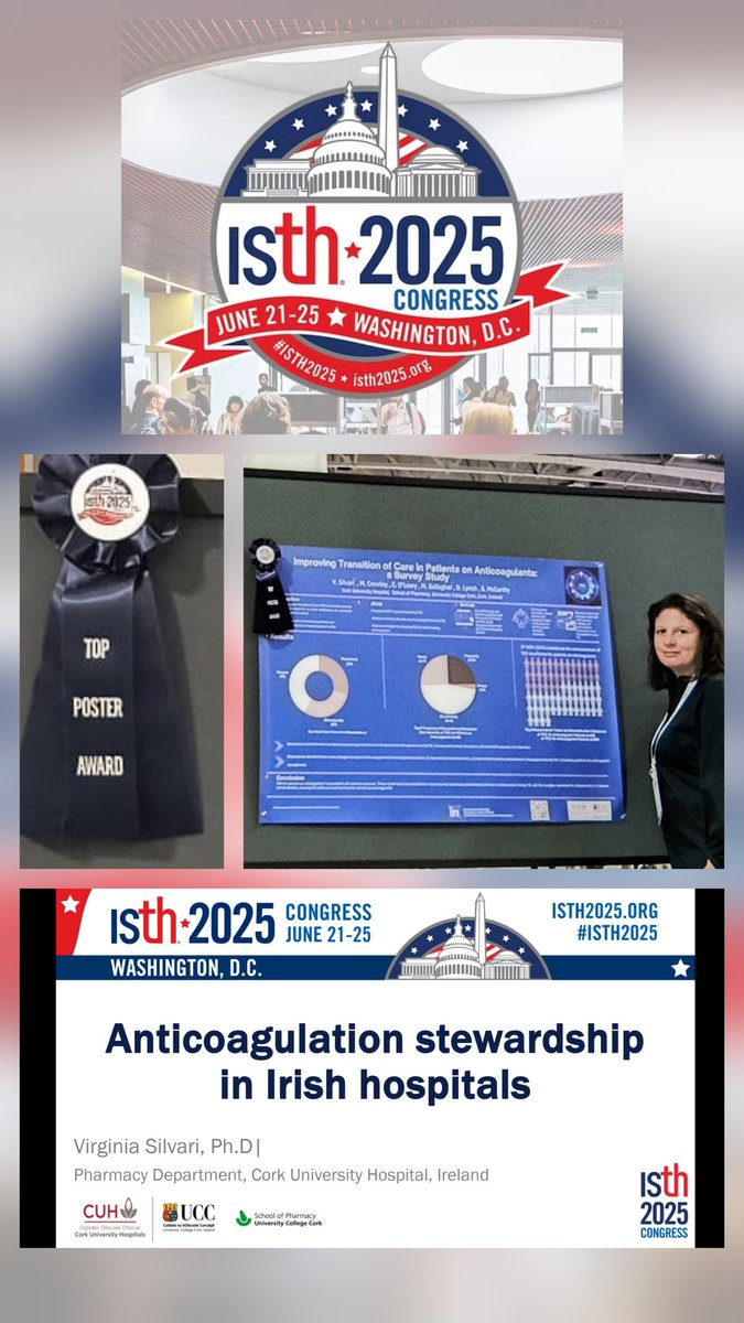 Catriona O'Leary (@oleary_catriona) on Twitter photo "Bravissimo" to my dear colleague <a href="/VirgiSilvari/">Virginia Silvari Keane 🇮🇹 🇮🇪 🇪🇺</a> on her wonderful presentation <a href="/isth/">ISTH</a> in Washington DC this morning, followed by a "top poster award" demonstrating all her hard work progressing #anticoagulantstewardship in Ireland & <a href="/CUH_Cork/">Cork University Hospitals</a> <a href="/NVTEProgramme/">NVTEP</a> <a href="/dr_suzannemc/">Suzanne McCarthy</a> 🤗👏👏 "Bravissimo" to my dear colleague <a href="/VirgiSilvari/">Virginia Silvari Keane 🇮🇹 🇮🇪 🇪🇺</a> on her wonderful presentation <a href="/isth/">ISTH</a> in Washington DC this morning, followed by a "top poster award" demonstrating all her hard work progressing #anticoagulantstewardship in Ireland & <a href="/CUH_Cork/">Cork University Hospitals</a> <a href="/NVTEProgramme/">NVTEP</a> <a href="/dr_suzannemc/">Suzanne McCarthy</a> 🤗👏👏