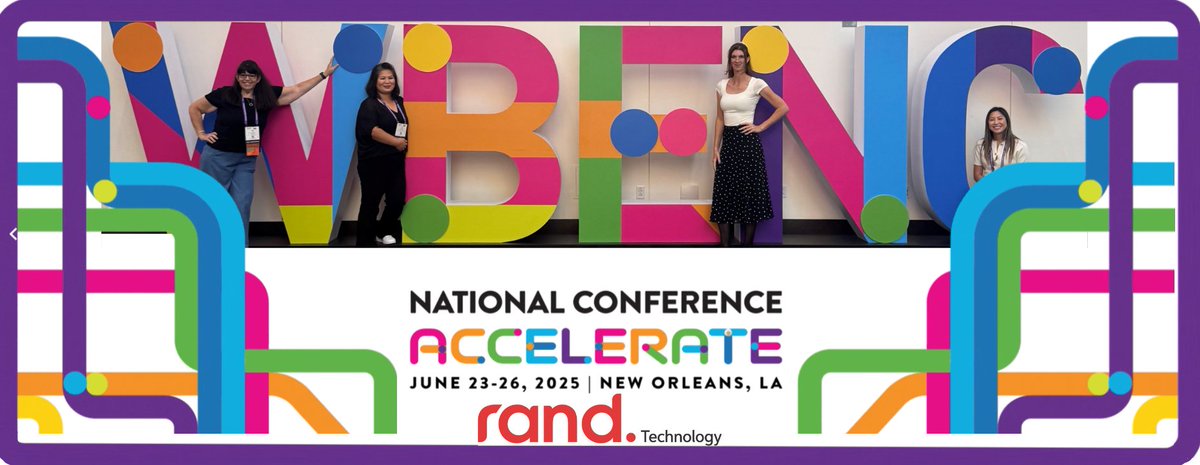Rand_Techno's tweet image. The Women of Rand are in New Orleans for the 2025 WBENC National Conference! 🌟
We’re proud to ACCELERATE alongside thousands of women entrepreneurs &amp;amp; leaders pushing business forward.
#WBENC #ACCELERATE2025 #RandTechnology #WomenOwned