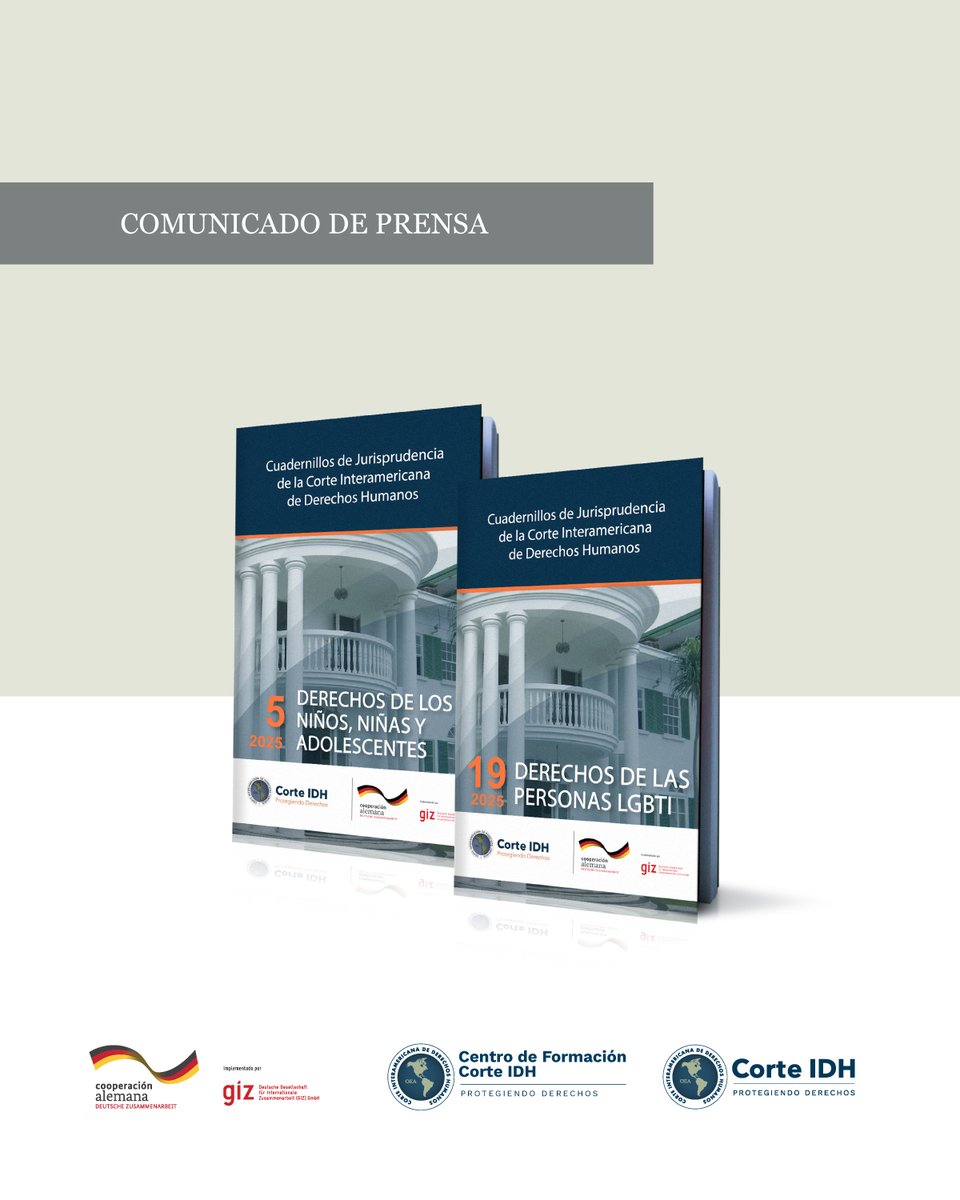 📘 Ya están disponibles las versiones actualizadas al 2025 de cinco Cuadernillos de Jurisprudencia de la Corte Interamericana:

▪️ N.º 2: Personas en situación de migración o refugio
▪️ N.º 3: Personas en situación de desplazamiento
▪️ N.º 4: Derechos humanos de las mujeres
▪️