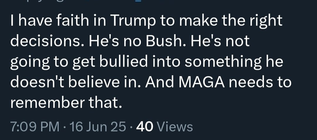 🇺🇸speppers69🇺🇸 (@speppers69) on Twitter photo <a href="/Peoples_Pundit/">Rich Baris The People's Pundit</a> Barnes says right decision to end the war now?
Funny...some of us said it wouldn't be WWIII but we were called morons. That us "Trust Trump" people were complete idiots. But we're just idiots and morons... <a href="/Peoples_Pundit/">Rich Baris The People's Pundit</a> Barnes says right decision to end the war now?
Funny...some of us said it wouldn't be WWIII but we were called morons. That us "Trust Trump" people were complete idiots. But we're just idiots and morons...