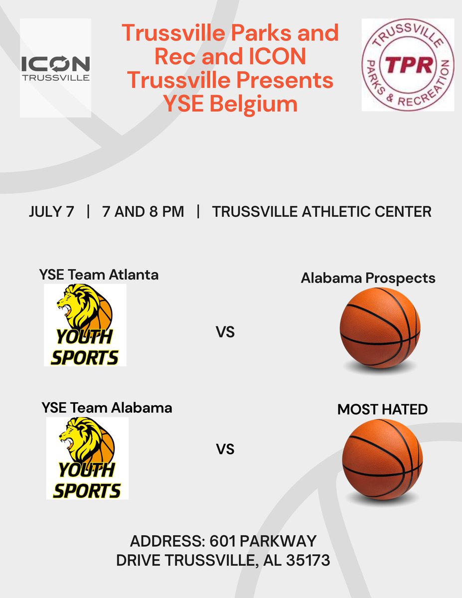 TPR1121's tweet photo. Monday July 7 come out to the Athletic Center and catch some great basketball games!  Admission is free!  Games start at 7pm. https://t.co/TleW0cEqwr
