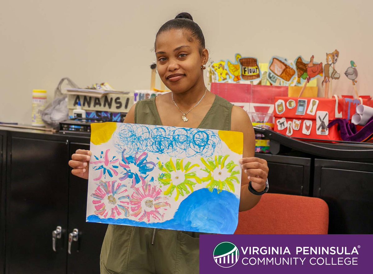 Scenes from inside the CHD 145 – Teaching Art, Music, and Movement to Children class, held at our Center for Excellence in Early Childhood Development in Newport News. #vpccva #earlychildhood #newportnews #hamptonroads