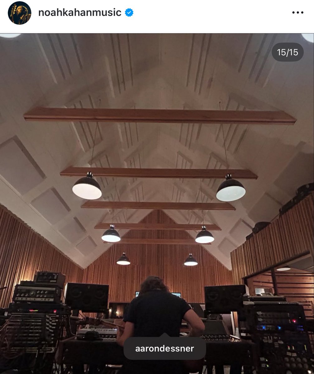 NOAH  KAHAN IN THE STUDIO WITH AARON DESSNER GET THE FUCK UP