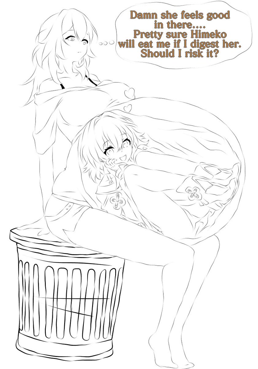 "𝘽𝙐𝙪𝙐𝙪𝙤𝙐𝙪𝙧𝙧𝙥𝙥!
Haahh.. That hit the spot~

Hmph! Just shut up already! You're just a piece of 𝗠𝗘𝗔𝗧, accept it!

. . . Oh?
Seems like we have company..~ 
𝐓𝐢𝐦𝐞 𝐟𝐨𝐫 𝐝𝐞𝐬𝐬𝐞𝐫𝐭~💛"

Stelle, the pathstrider of d̶e̶s̶t̶r̶u̶c̶t̶i̶o̶n̶ 𝐕𝐨𝐫𝐚𝐜𝐢𝐭𝐲.
Pred.