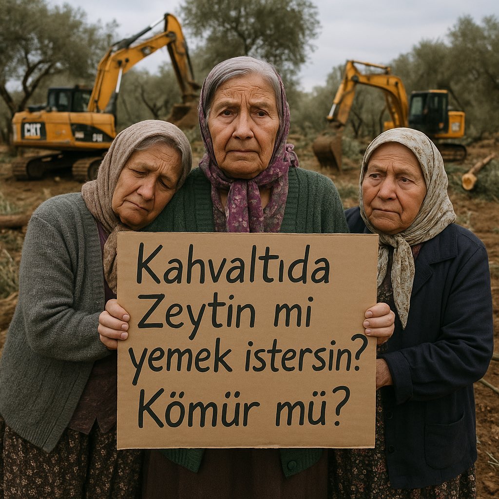 Zamanında bu milletin kozmik odalarına girenlerle, bugün halkımızın tarım arazilerini ve nesillerin mirası olan zeytinlikleri madencilik uğruna yok etmeye çalışanlar aynı zihniyetin temsilcileridir.

Vazgeçin. 

#zeytinağacımadokunma