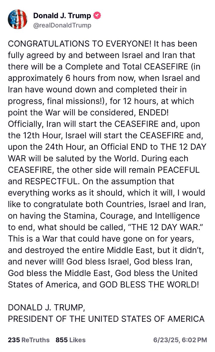 🚨 BIG NEWS FROM <a href="/POTUS/">President Donald J. Trump</a>!