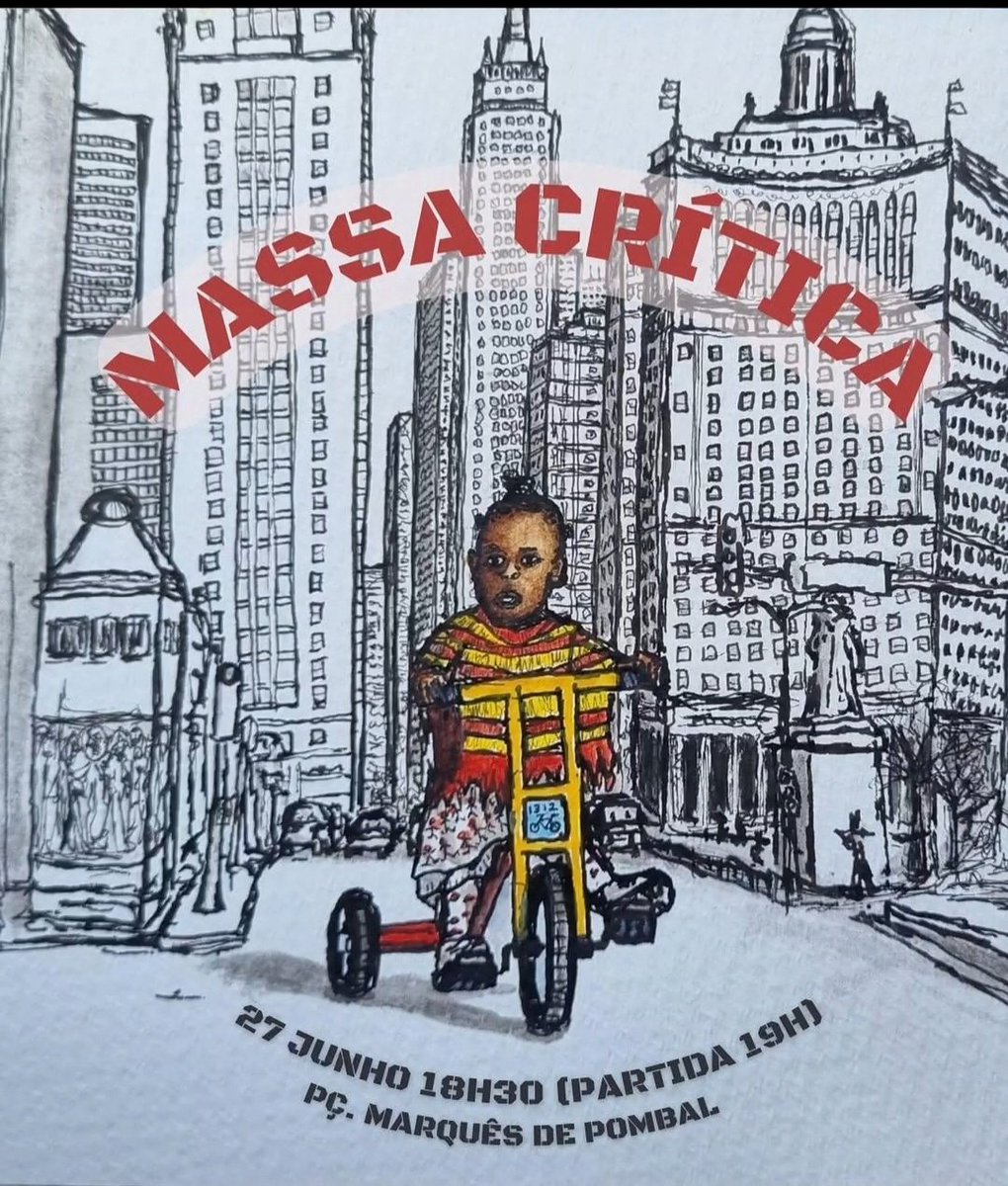 LisboaMassa's tweet photo. Massa Crítica Junho
Sexta-feira 27/06/2025
Pç do Marquês de Pombal às 18h30
#bicicleta #lisboa #criticalmass
🚲🛴🛼 https://t.co/wbuPftIB9w