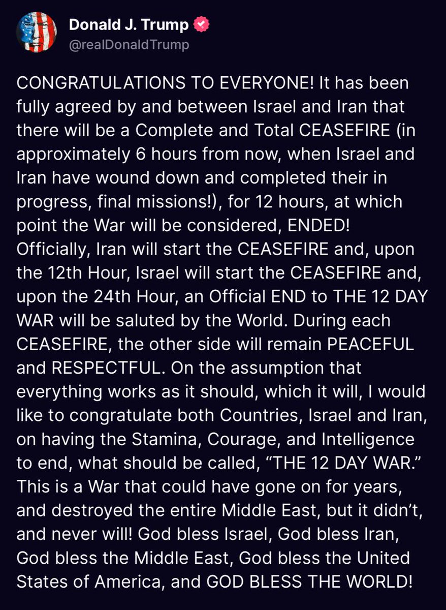 🔴 Medio Oriente, Donald Trump annuncia un cessate il fuoco fra Israele ed Iran 

📰 <a href="/ultimoranet/">Ultimora.net</a>
