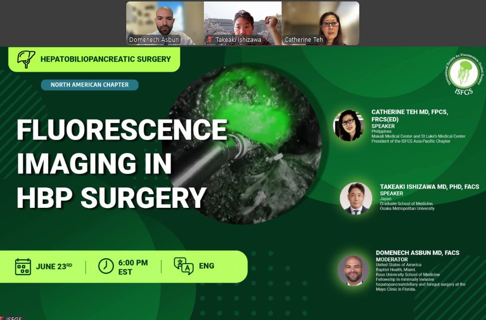 JOIN NOW 
Click the link below and join the North American Chapter webinar, happening now. 

isfgs.org/component/cont…

#ISFGS #Fluorescence #HBP #ICG #FGS