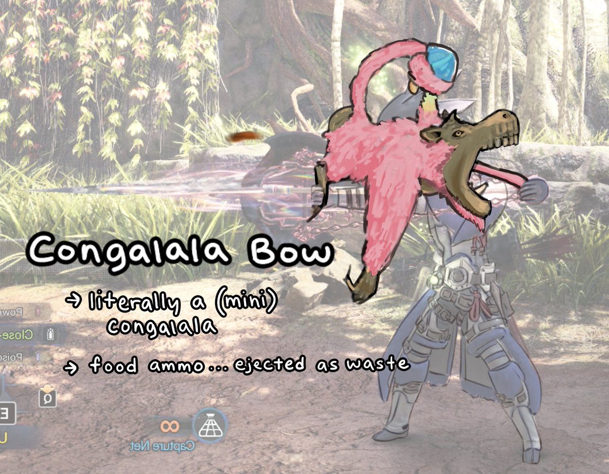 ParseChamp's tweet photo. @monsterhunter Congalala Bow

#MHWilds #weaponentry https://t.co/KWLOnKyEAA