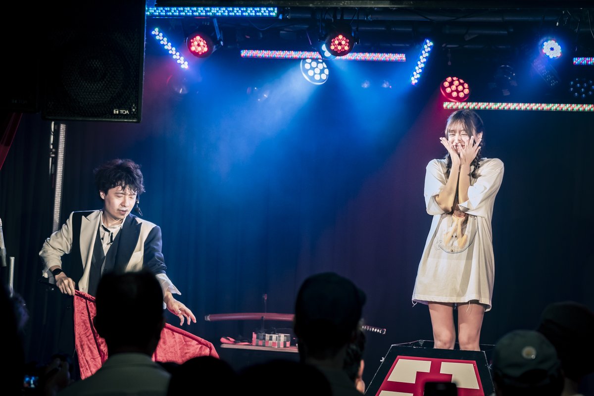 maphorova's tweet photo. 2025/06/22 池袋リヴォイス
西沢さなみ生誕祭ソロライブ2025
〜これからもずっとさなてんと一緒ね♡〜
メンタルマジシャン翔さんとイリュージョン
@magiciansho #メンタルマジシャン翔
@sanami_3710 #西沢さなみ #西沢さなみ生誕祭 https://t.co/98LFf9ke4c